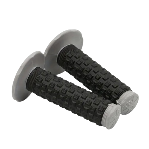 Grey Waffle Grips (Pair)