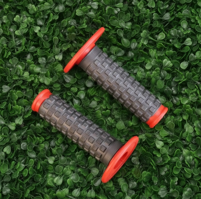 Red Waffle Grips (Pair)