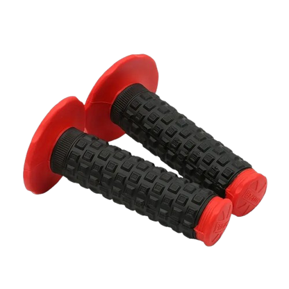 Red Waffle Grips (Pair)