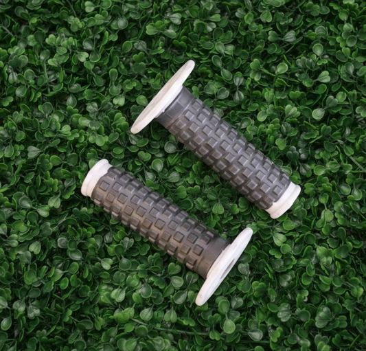Grey Waffle Grips (Pair)